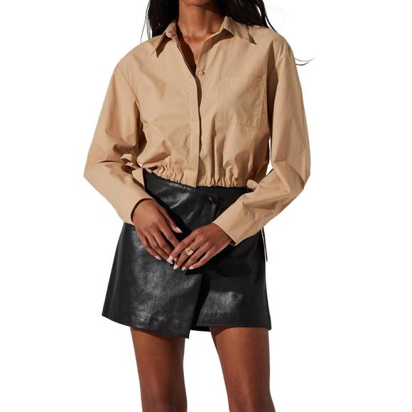 NEW ASTR cyril top in camel - Picture 4 of 5